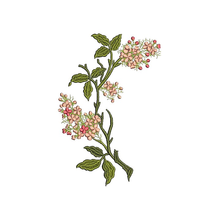 Retro Flowers 49 embroidery design - Embroidery Design