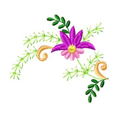 Flower Small Element 1 embroidery design - Embroidery Design