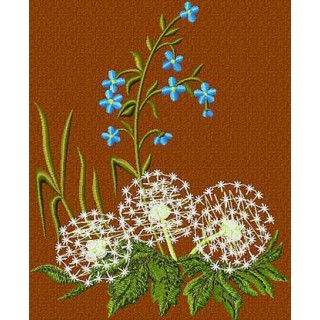 Dandelions embroidery design - Embroidery Design