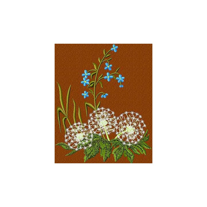 Dandelions embroidery design - Embroidery Design