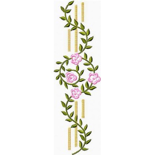 Flower Border  embroidery design - Embroidery Design