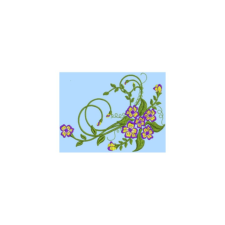 Flower Fantasy  embroidery design - Embroidery Design