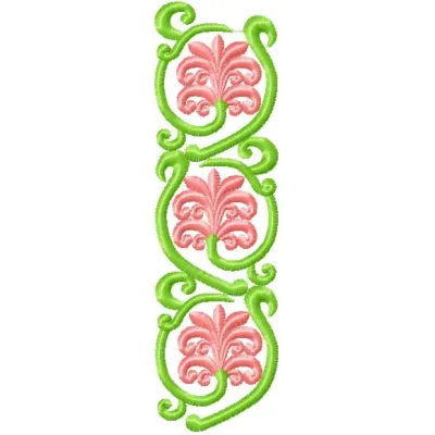 Flower Decoration 1  embroidery design - Embroidery Design