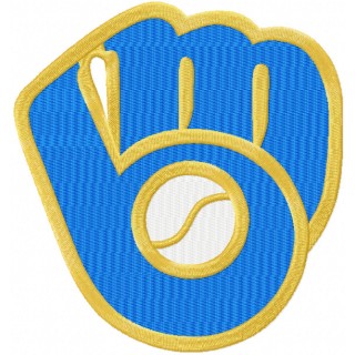 Milwaukee Brewers Partial Logo embroidery design - Embroidery Design