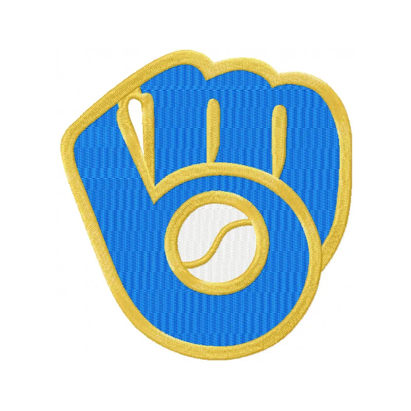 Milwaukee Brewers Partial Logo Stitching Pattern