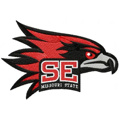 Southeast Missouri State Redhawks Logo Embroidery Design