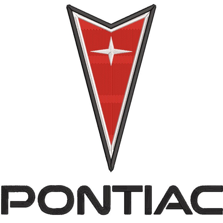 Pontiac logo embroidery design - Embroidery Design