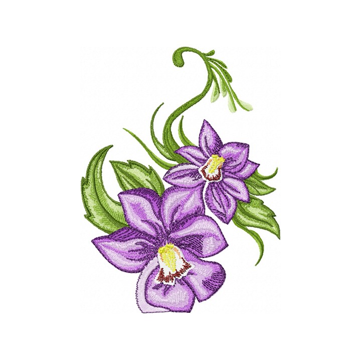 Flower 5 embroidery design - Embroidery Design