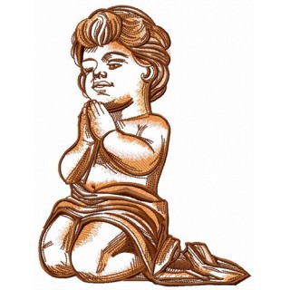 Conversation with God embroidery design - Embroidery Design