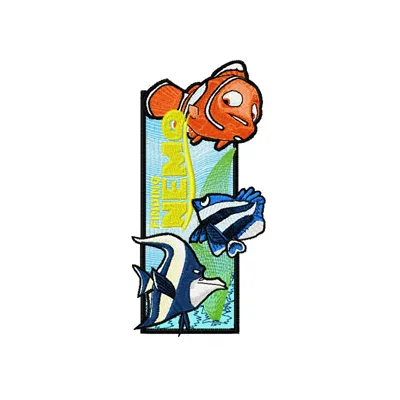 Finding Nemo Bookmark  embroidery design - Embroidery Design