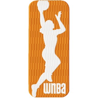 Women’s National Basketball Association Logo embroidery design - Embroidery Design