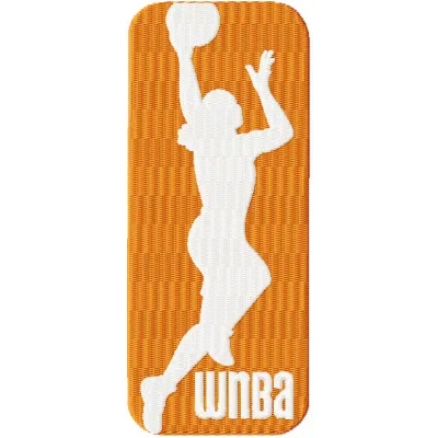 WNBA Logo Embroidery Design for Creative Projects