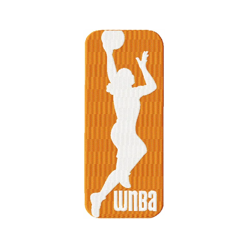 WNBA Logo Embroidery Design for Creative Projects
