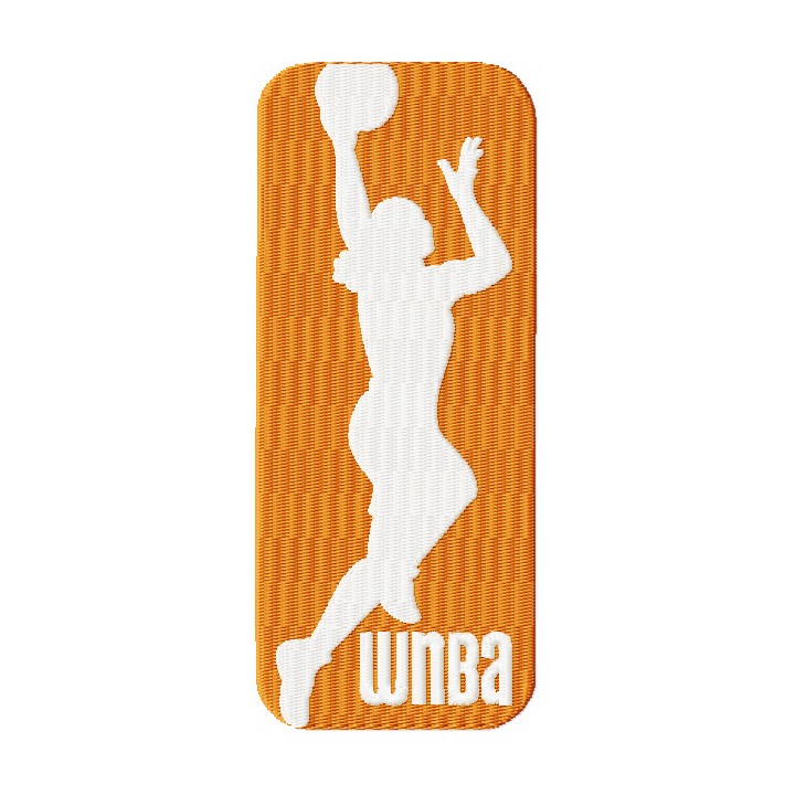 Women’s National Basketball Association Logo embroidery design - Embroidery Design