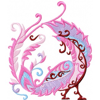 Phoenix  embroidery design - Embroidery Design