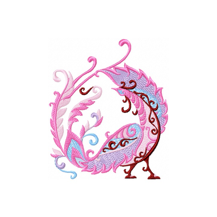 Phoenix  embroidery design - Embroidery Design