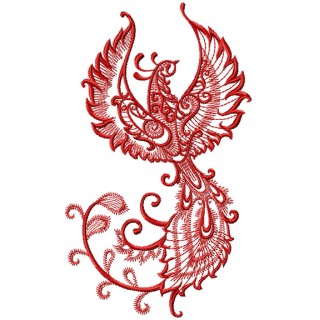 Firebird embroidery design - Embroidery Design