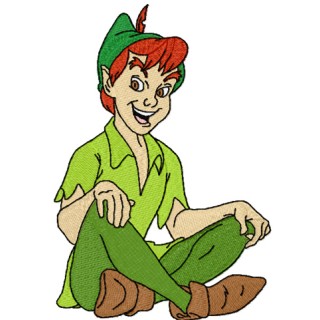 Peter Pan embroidery design - Embroidery Design