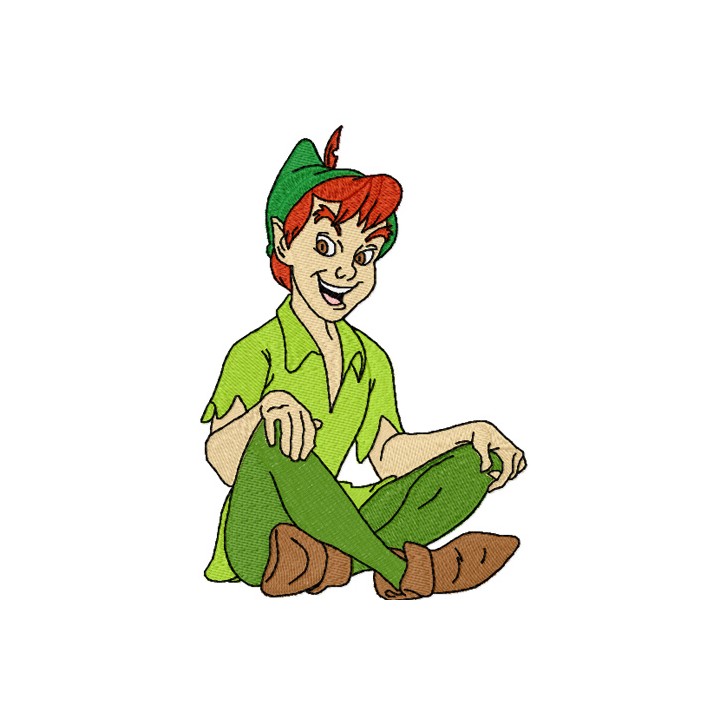 Peter Pan embroidery design - Embroidery Design