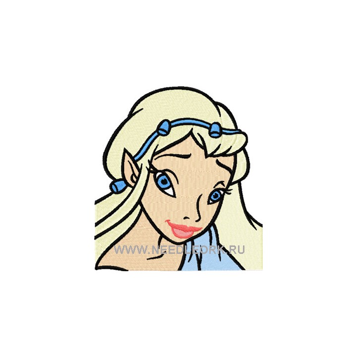 Secret of The Wings Periwinkle  embroidery design - Embroidery Design