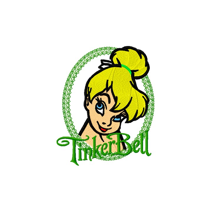 Tinker Bell embroidery design - Embroidery Design