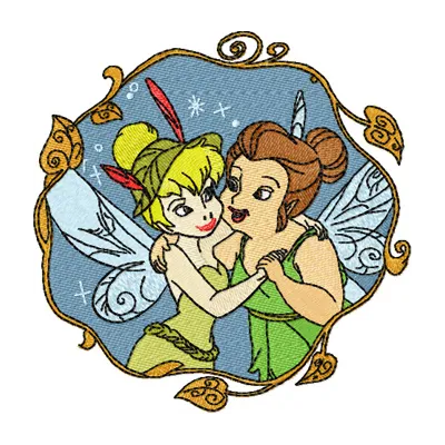 Tink Lost Treasure embroidery design preview showing detailed stitching pattern