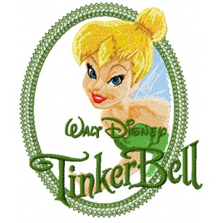 Tinkerbell Fairy embroidery design - Embroidery Design