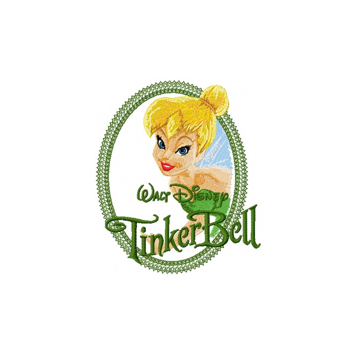 Tinkerbell Fairy embroidery design - Embroidery Design