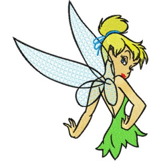 Tinkerbell 12  embroidery design - Embroidery Design