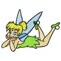 Tinkerbell 7 embroidery design preview showing detailed stitching pattern