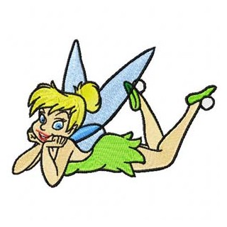 Tinkerbell 7  embroidery design - Embroidery Design