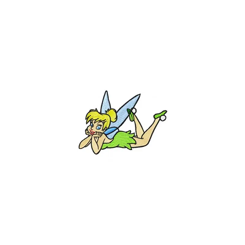 Tinkerbell 7 embroidery design preview showing detailed stitching pattern