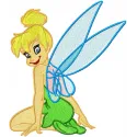 Tinkerbell 5 embroidery design preview showing detailed stitching pattern for embroidery machines