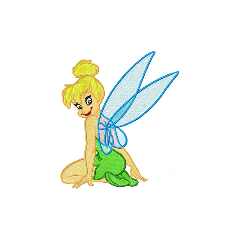 Tinkerbell 5 embroidery design preview showing detailed stitching pattern for embroidery machines