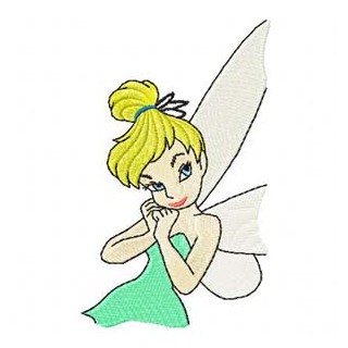 Tinkerbell 2  embroidery design - Embroidery Design