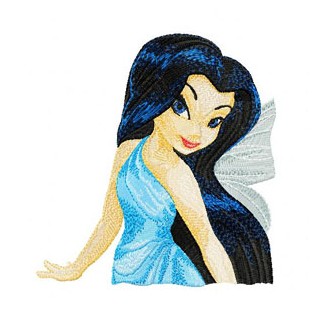 Silver Fairy embroidery design - Embroidery Design