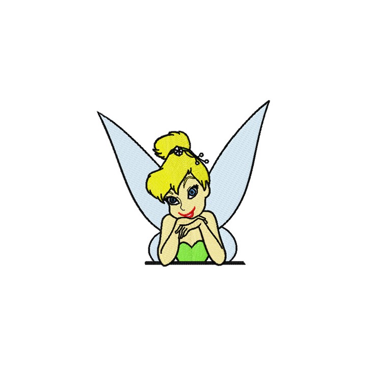 Cute Tinkerbell embroidery design - Embroidery Design