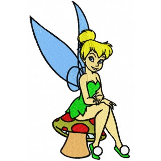 Tinkerbell 9  embroidery design - Embroidery Design