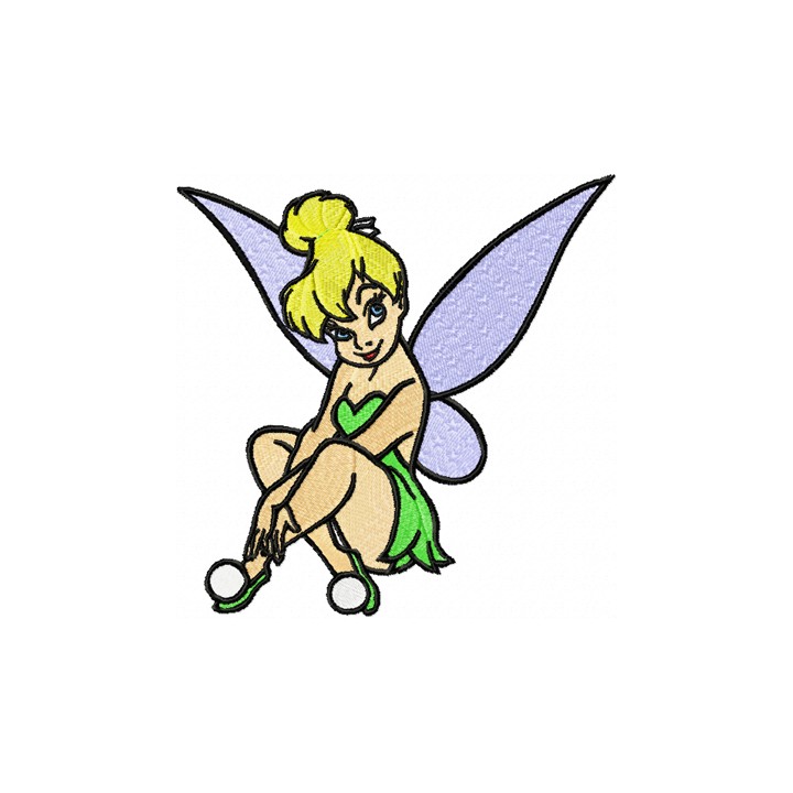Tinkerbell 6 embroidery design - Embroidery Design
