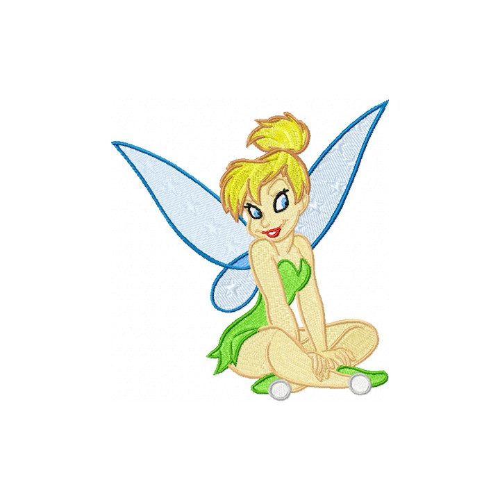Tinkerbell 4 embroidery design - Embroidery Design