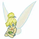 Tinkerbell 1 embroidery design preview showing detailed stitching pattern for embroidery machines