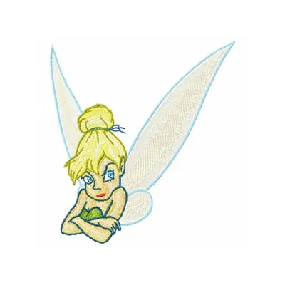 Tinkerbell 1 embroidery design preview showing detailed stitching pattern for embroidery machines