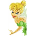 Tinkerbell 3 embroidery design preview showing detailed stitching pattern for embroidery machines