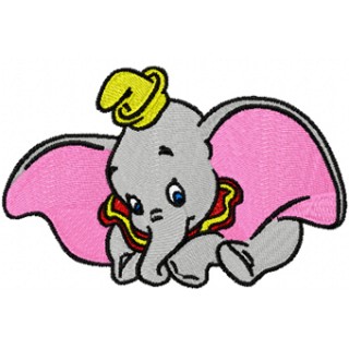 Dumbo 2 embroidery design - Embroidery Design