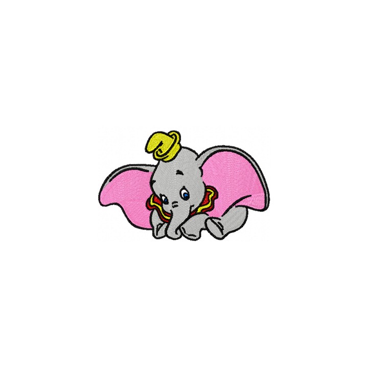 Dumbo 2 embroidery design - Embroidery Design
