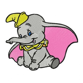 Dumbo 1 embroidery design - Embroidery Design
