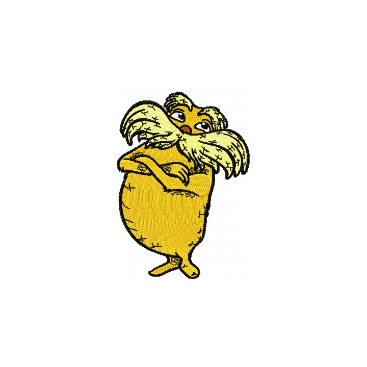 Lorax 3 embroidery design - Embroidery Design