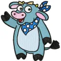 Cow Stitching Pattern - Dora Explorer Embroidery