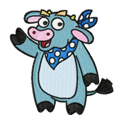Cow Stitching Pattern - Dora Explorer Embroidery