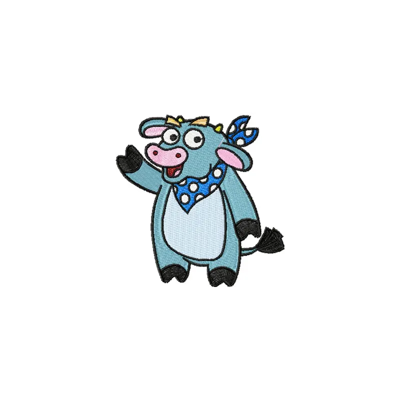 Cow Stitching Pattern - Dora Explorer Embroidery
